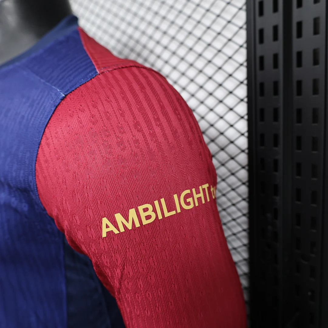 24/25 Barcelona Long Sleeve Home Kit