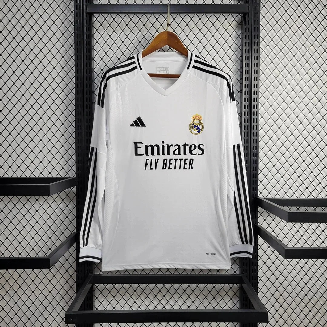 24/25 Real Madrid Long Sleeve Home Kit