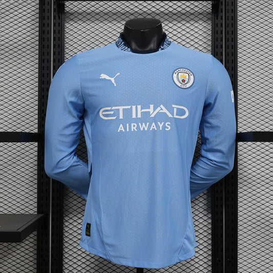 24/25 Manchester City Long Sleeve Home Kit